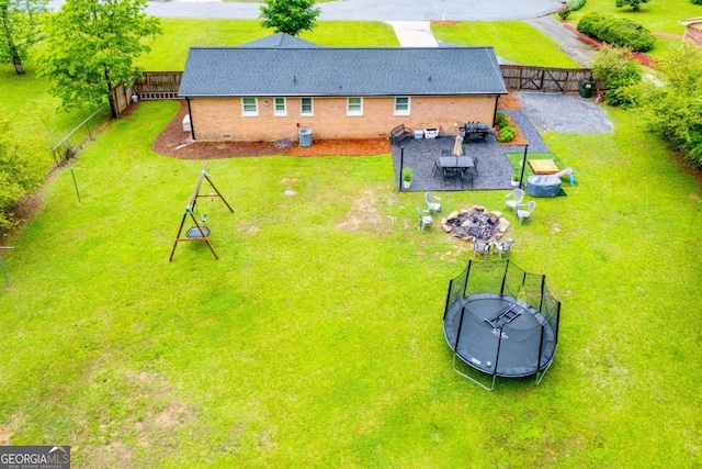 4529 Lakeview Dr, Powder Springs, GA 30127 - view from above of property