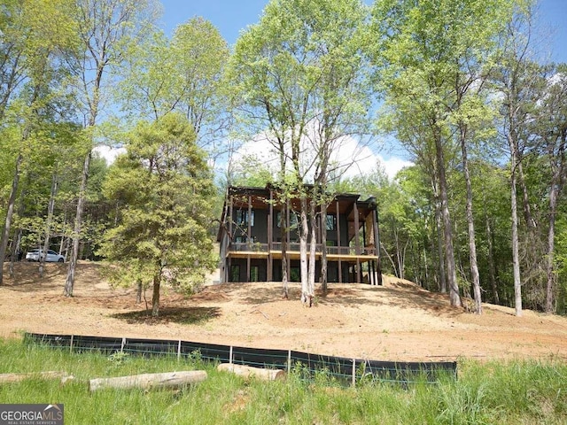 view of rear view of house