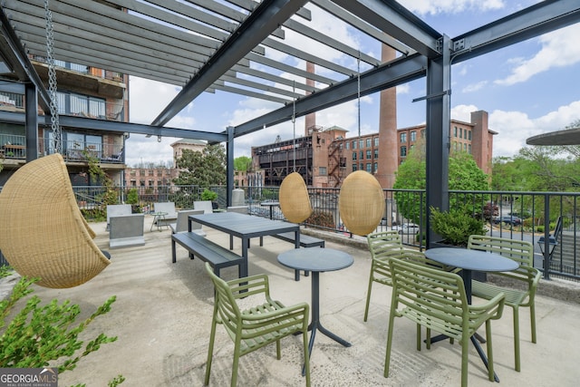 170 Boulevard Se 521H, Atlanta, GA 30312 - view of patio with a pergola