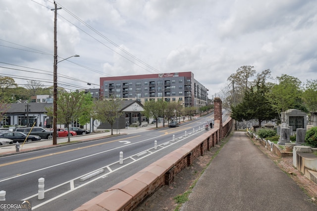 170 Boulevard Se 521H, Atlanta, GA 30312 - view of asphalt road featuring street lights, sidewalks, and curbs