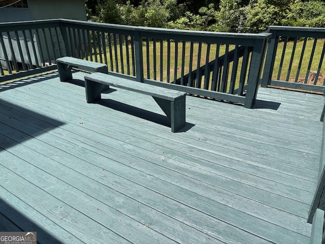 2828 Hicks Rd SW, Marietta, GA 30060 - view of wooden terrace