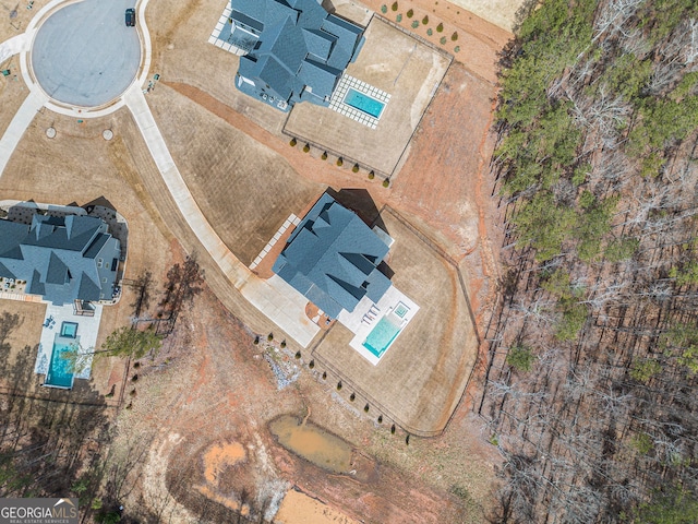 drone / aerial view
