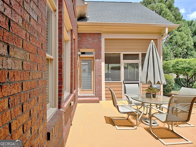 view of patio / terrace with outdoor dining space
