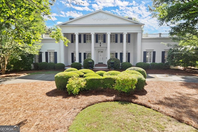 3818 Sweet Bottom Dr, Duluth, GA 30096 - greek revival inspired property with stucco siding