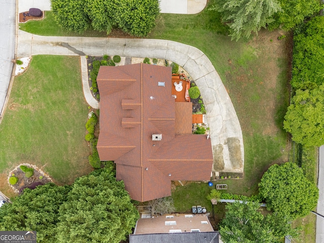 drone / aerial view