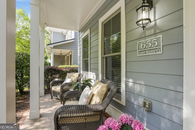 655 Grove Manor Ct, Suwanee, GA 30024 - view of porch