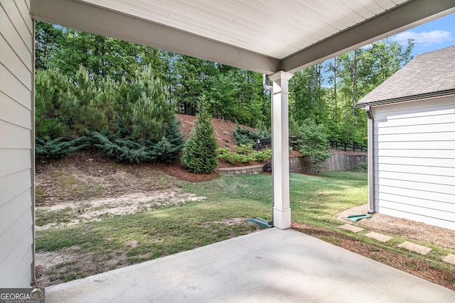 2769 Morgan Spring Trl, Buford, GA 30519 - view of grassy yard with a patio area