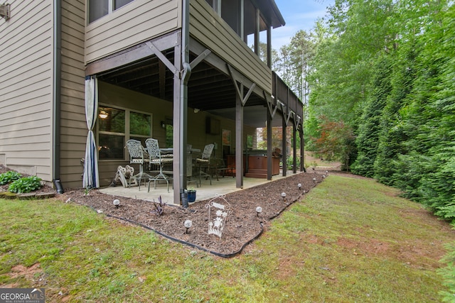 436 Barnett St, Woodstock, GA 30188 - view of patio