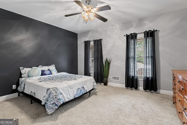 510 Jenna Trl, Mcdonough, GA 30252 - carpeted bedroom featuring baseboards and ceiling fan