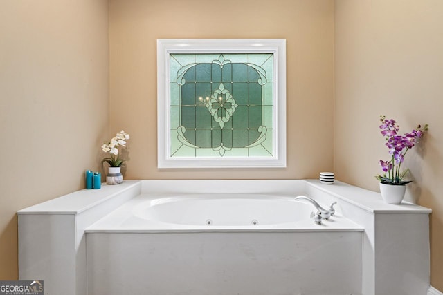 510 Jenna Trl, Mcdonough, GA 30252 - bathroom featuring a tub with jets