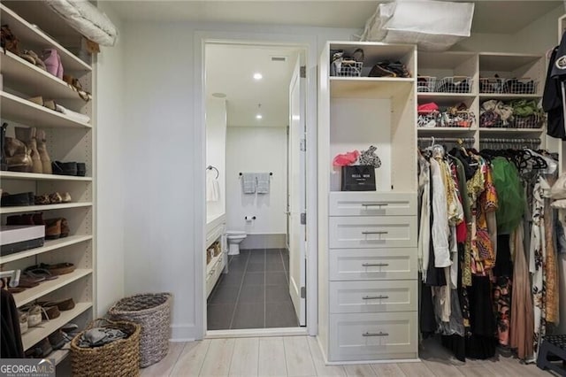 1820 Peachtree St Unit 311, Atlanta, GA 30309 - spacious closet featuring light wood-type flooring