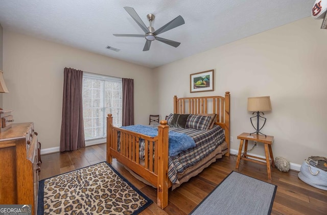 4722 Timarron Loop, Columbus, GA 31904 - bedroom with baseboards, wood finished floors, and a ceiling fan