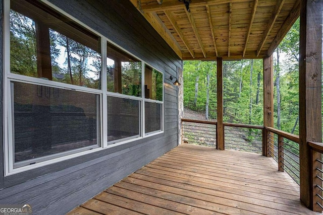 view of deck