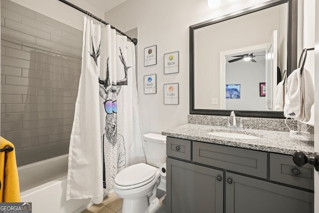 2861 Digna Ct, Acworth, GA 30101 - bathroom with vanity and shower / bathtub combination with curtain