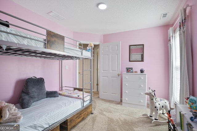 3 Bluegrass Pass, Newnan, GA 30263 - bedroom featuring light colored carpet and a textured ceiling