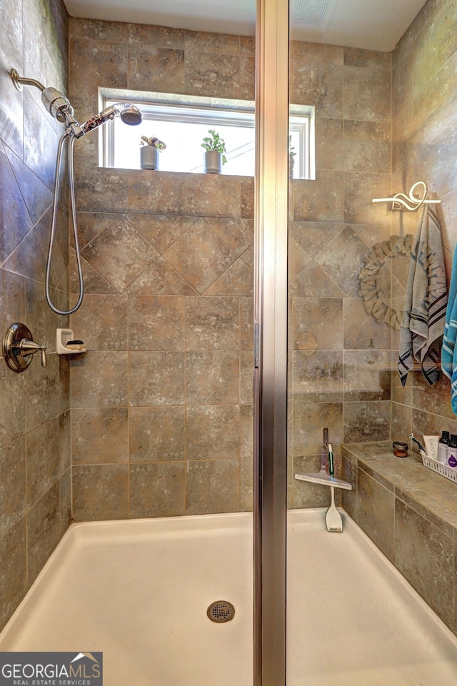 778 Firefly Ct, Griffin, GA 30223 - bathroom with a tile shower