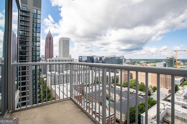 855 Peachtree St NE Unit 2203, Atlanta, GA 30308 - balcony with a city view