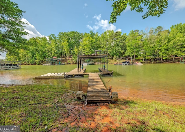 142 Hugh Dorsey Rd, Hartwell, GA 30643 - dock area with a water view
