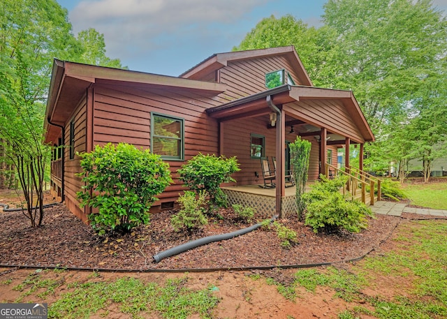 142 Hugh Dorsey Rd, Hartwell, GA 30643 - view of front facade with crawl space