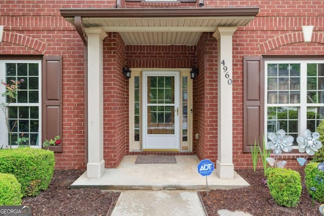 4960 Tadmore Ln, Lithonia, GA 30038 - property entrance featuring brick siding