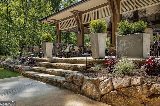view of patio