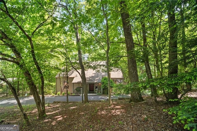 view of front of home