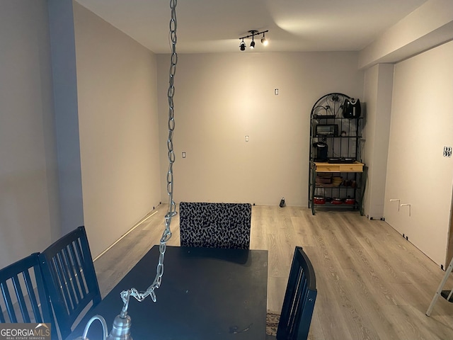 dining room featuring wood finished floors