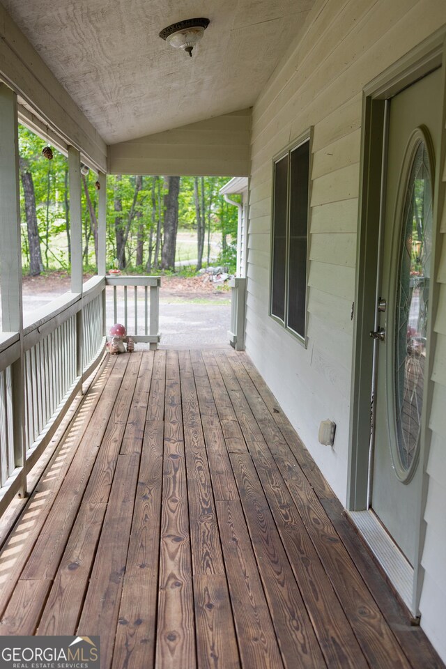 15 Falcon Brook Dr, Dahlonega, GA 30533 - wooden deck with a porch