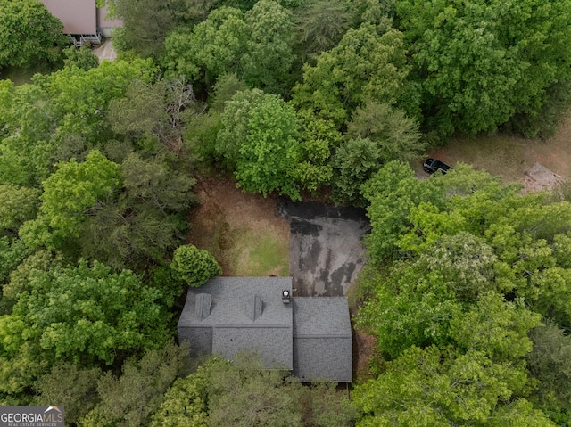 view from above of property