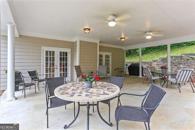 226 Hames Rd Unit 335, Woodstock, GA 30188 - sunroom with french doors