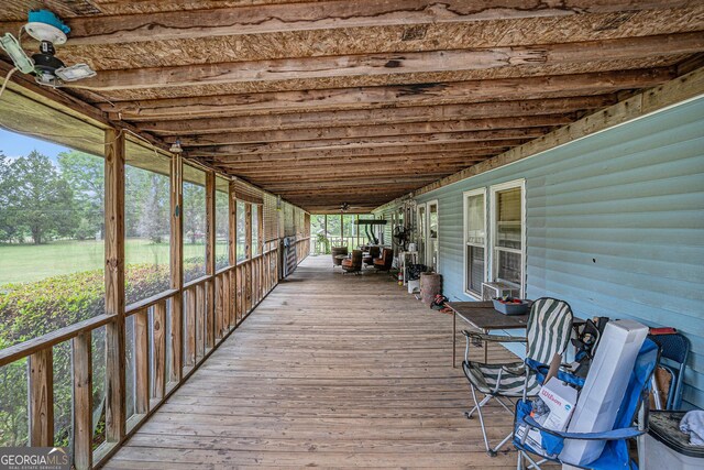 2249 Jackson Lake Rd, Mansfield, GA 30055 - view of wooden terrace