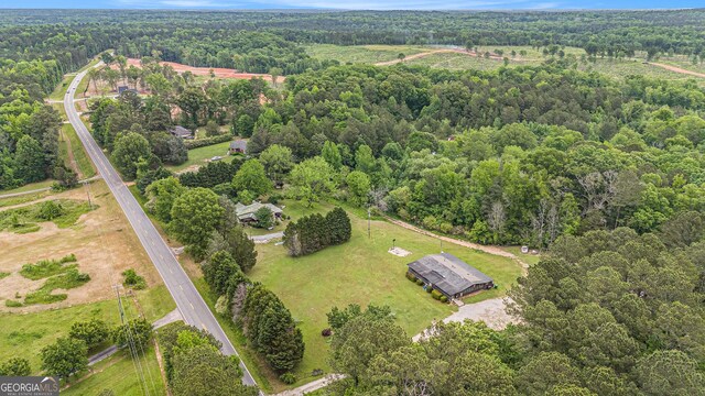2249 Jackson Lake Rd, Mansfield, GA 30055 - drone / aerial view of a heavily wooded area