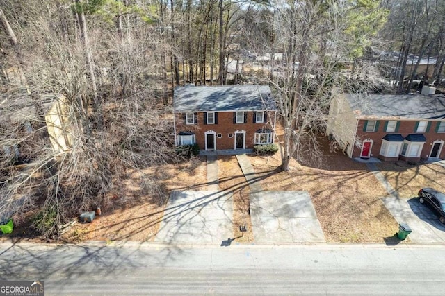 view of subject property