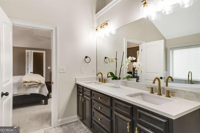 4415 Saint Andrews Crest Dr, Cumming, GA 30040 - full bath featuring double vanity and ensuite bath