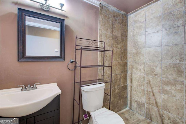 7933 Heathmore Dr, Fairburn, GA 30213 - bathroom featuring toilet and vanity
