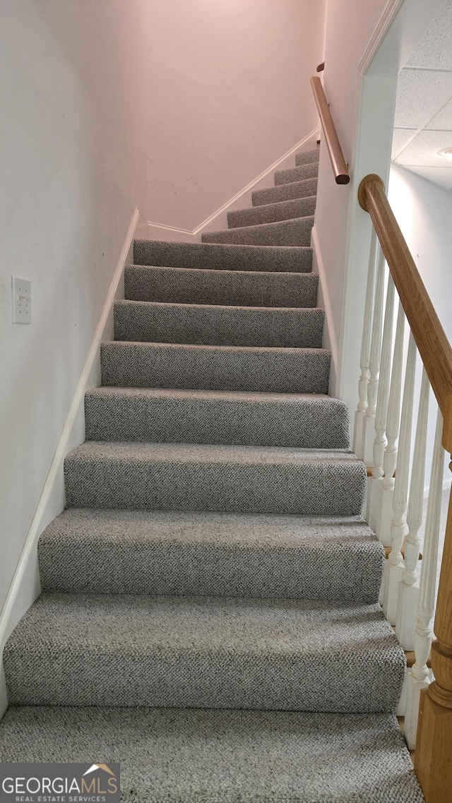 view of stairs