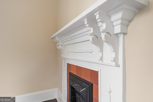 409 N Jefferson Ave, Eatonton, GA 31024 - detailed view of a fireplace