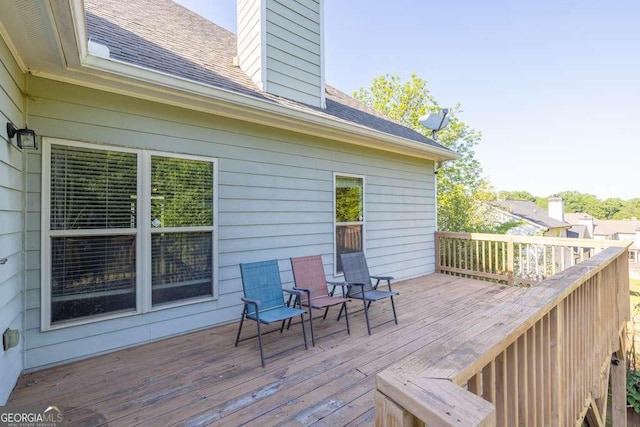 view of deck
