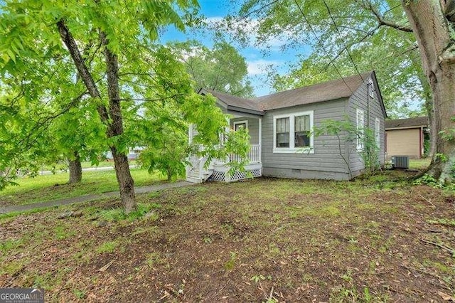 104 Dellwood Dr NW, Rome, GA 30165 - view of front of home featuring crawl space and central air condition unit
