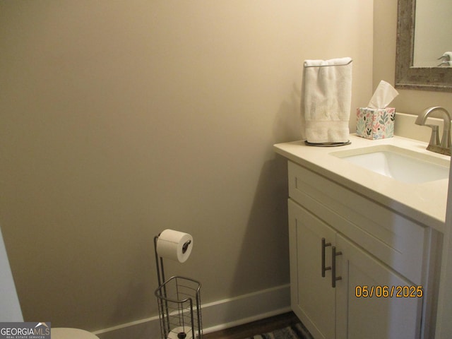 183 Piedmont Lake Dr Unit 152, Gray, GA 31032 - half bathroom featuring vanity and baseboards