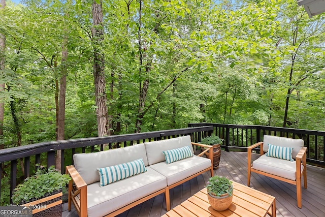 118 Greentree Pkwy, Macon, GA 31220 - wooden deck featuring outdoor lounge area