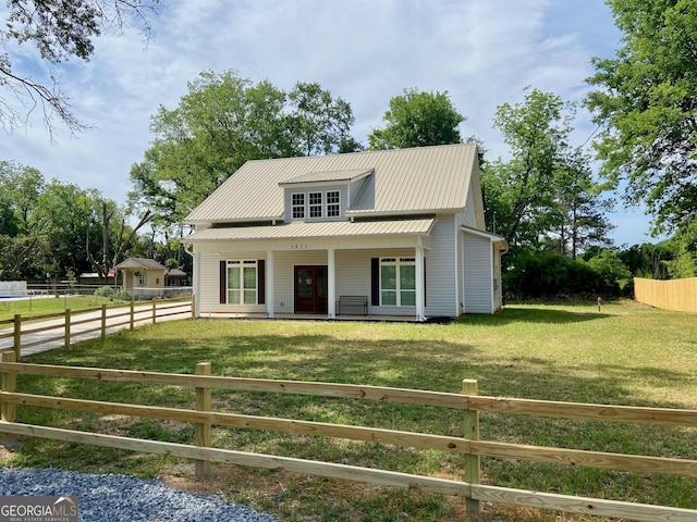 3812 Hartley Bridge Rd, Macon, GA 31216 - view of front of property featuring metal roof