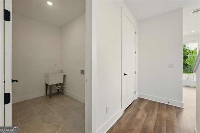2150 Tidwell Ln Unit 5, Atlanta, GA 30318 - hall with baseboards and recessed lighting