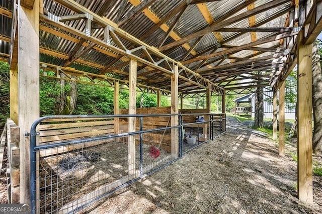 view of stable