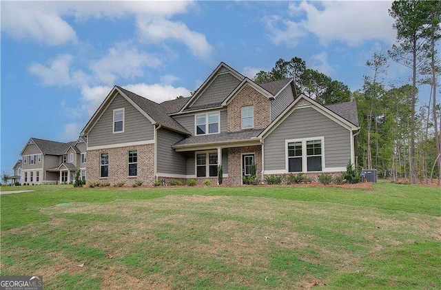 160 Cooper Cv W Lot 64, Fayetteville, GA 30215 - craftsman inspired home with brick siding and a front lawn