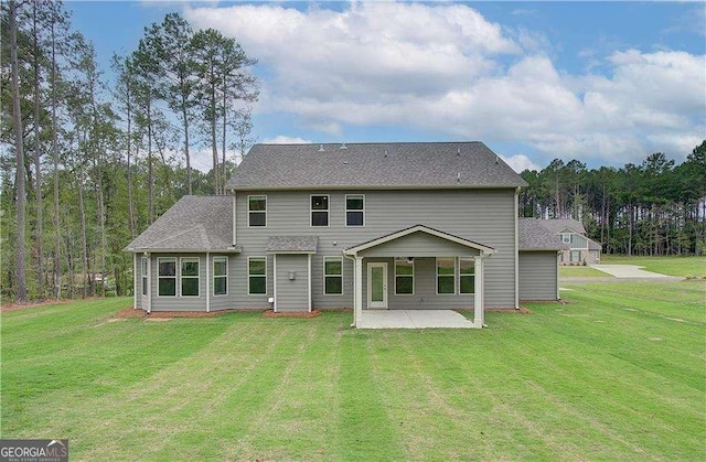 160 Cooper Cv W Lot 64, Fayetteville, GA 30215 - back of property featuring a patio area and a yard