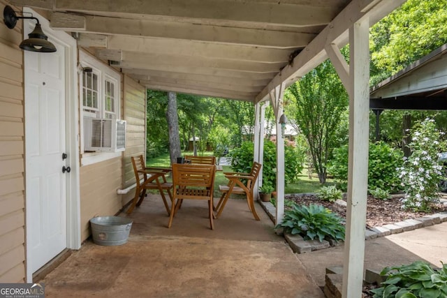 180 Cross St, Maysville, GA 30558 - view of patio / terrace with cooling unit
