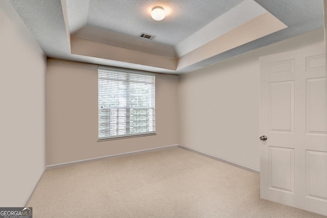 3500 Sweetwater Rd Unit 522, Duluth, GA 30096 - carpeted empty room featuring a raised ceiling, a textured ceiling, and baseboards