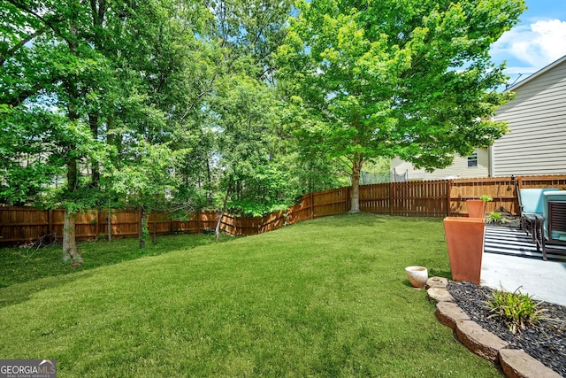1326 Castleberry Dr, Buford, GA 30518 - view of yard featuring a patio