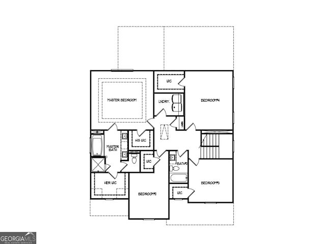 5583 Spring St, Flowery Branch, GA 30542 - view of home floor plan